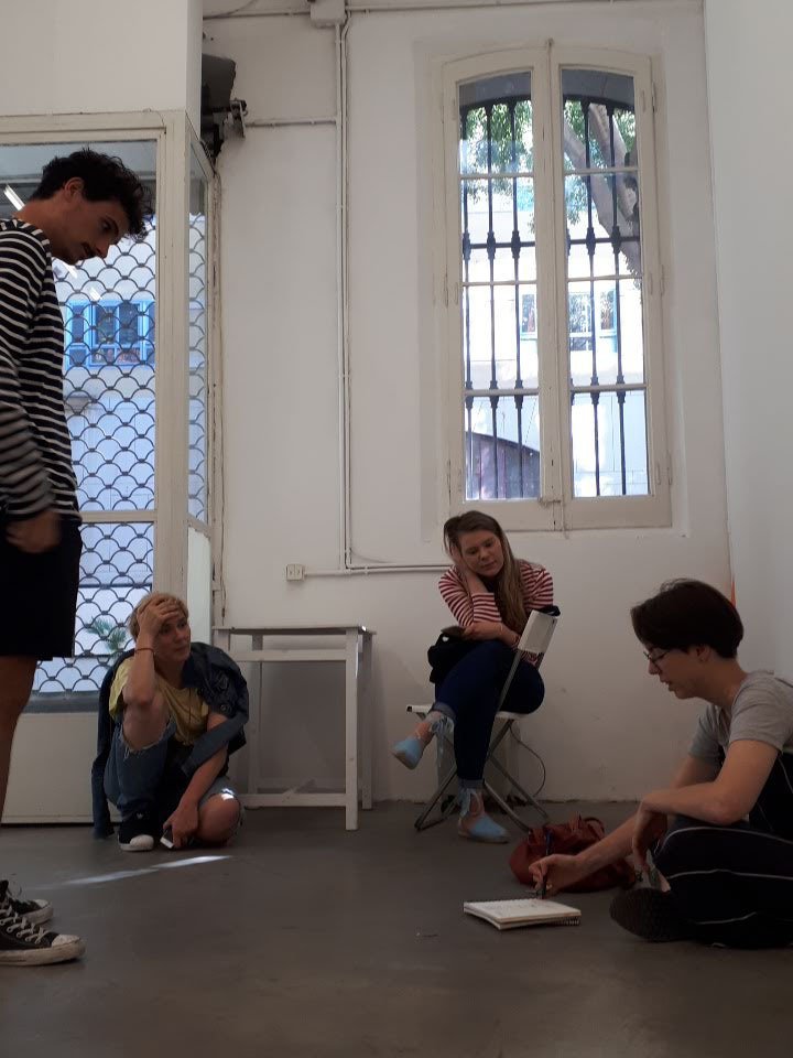 exhibitions barcelona art students school