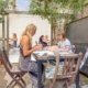 art school barcelona patio art work