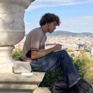 art school barcelona drawing the city
